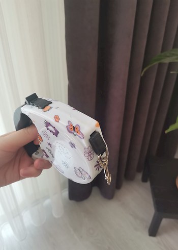 Renkli Mor Otomatik Köpek Gezdirme Tasması - Görsel 5