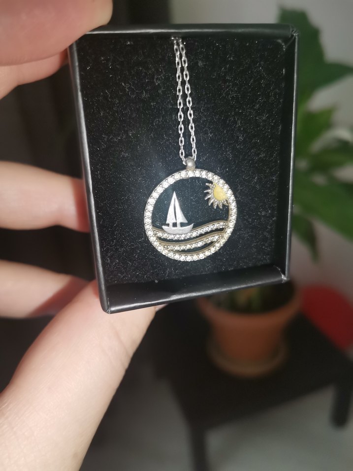 Gümüş Deniz Temalı Kolye - Görsel 2