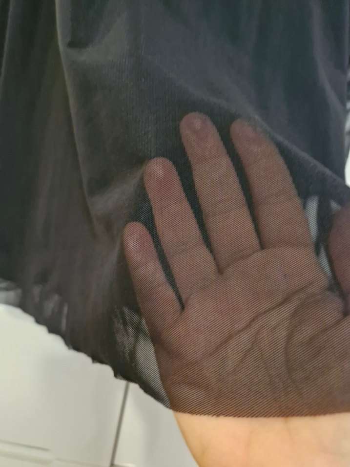 Siyah Uzun Kollu Gotik Elbise - Görsel 4