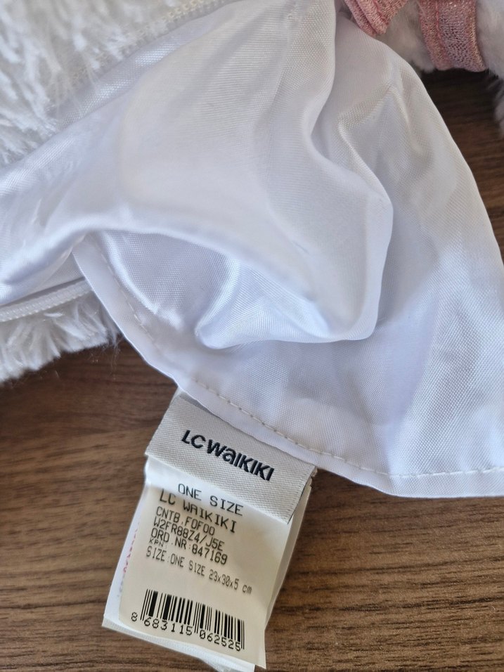 Beyaz Peluş Oyuncak Köpek Çanta - Görsel 3