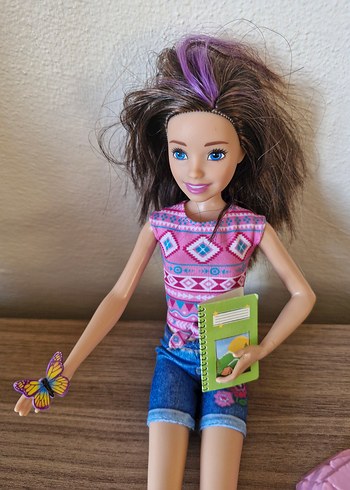 Barbie  Kamp Ocağı Seti ve Veteriner seti - Görsel 3