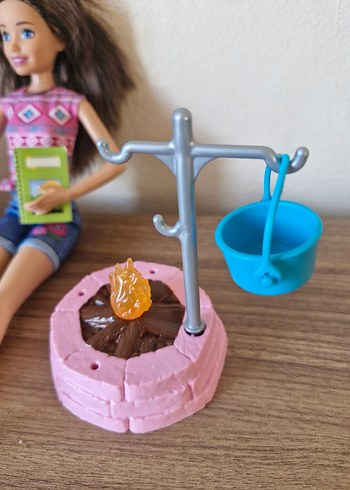 Barbie  Kamp Ocağı Seti ve Veteriner seti - Görsel 5