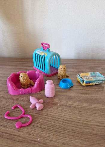 Barbie  Kamp Ocağı Seti ve Veteriner seti - Görsel 2