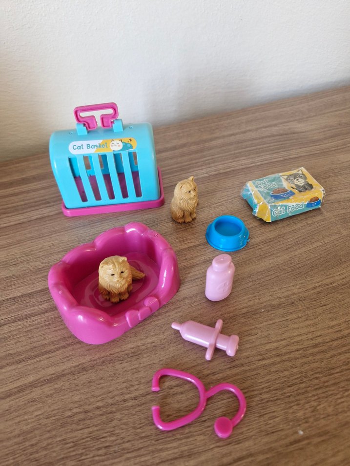 Barbie  Kamp Ocağı Seti ve Veteriner seti - Görsel 4