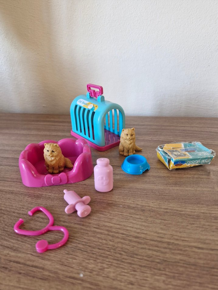 Barbie  Kamp Ocağı Seti ve Veteriner seti - Görsel 2