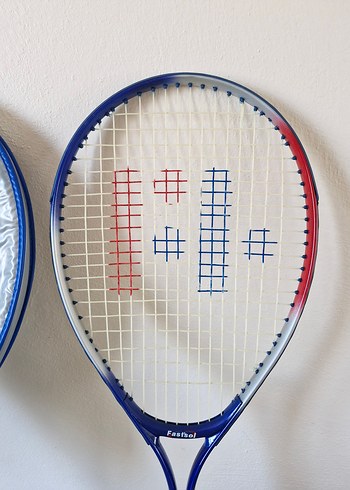 Renkli Elastik Saplı Tenis Raketi - Görsel 5