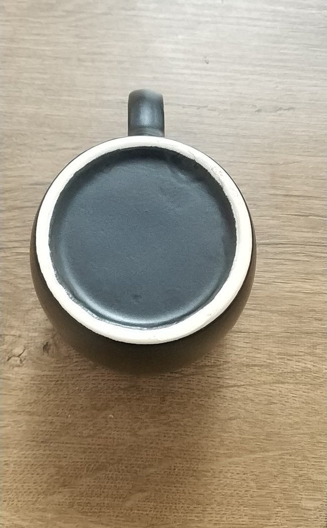 Mat Siyah Seramik Kupa - Görsel 3