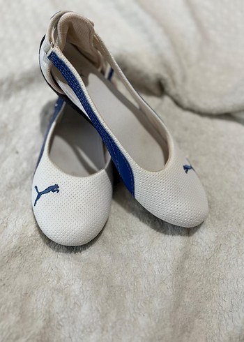 Kadın Beyaz Puma Babet Ayakkabı - Görsel 12