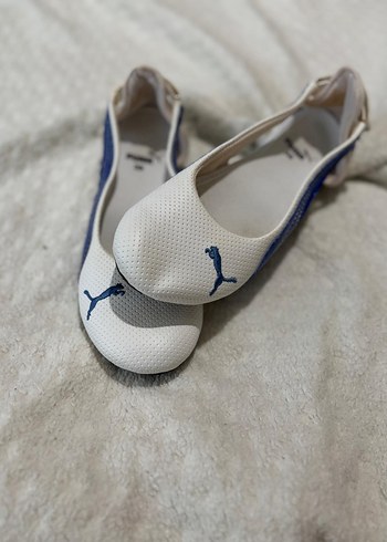 Kadın Beyaz Puma Babet Ayakkabı - Görsel 11