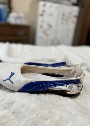 Kadın Beyaz Puma Babet Ayakkabı - Görsel 19