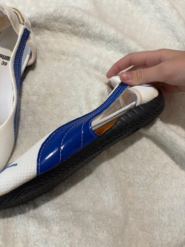 Kadın Beyaz Puma Babet Ayakkabı - Görsel 2