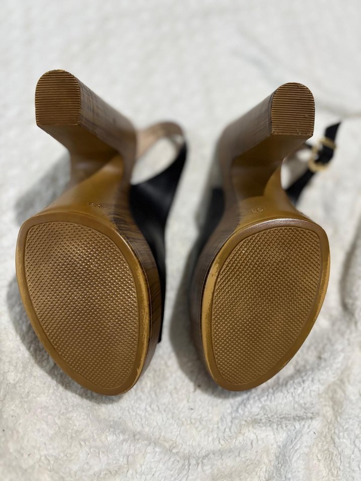 Bej Zebra Desenli Tokalı Platform Topuklu Kadın Ayakkabı - Görsel 4