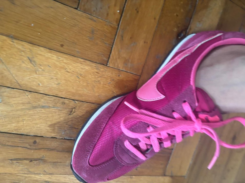 Pembe Bağcıklı Kadın Spor Ayakkabı Nike orijinal - Görsel 2