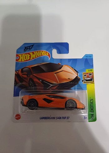 Turuncu Lamborghini Sián FKP 37 Oyuncak Araba