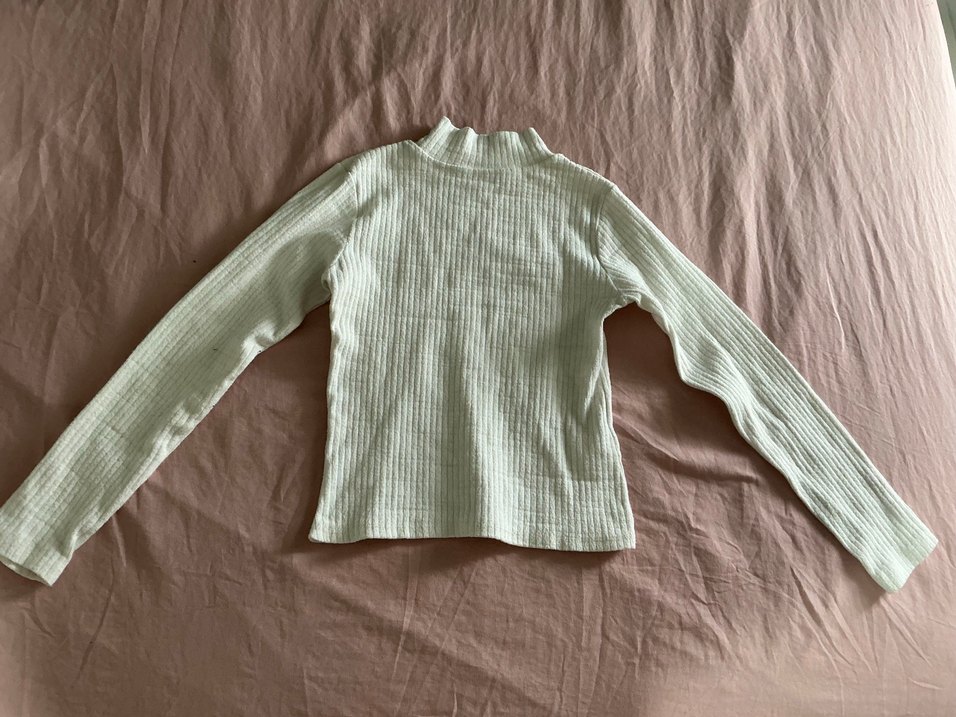 Beyaz Kadın Balıkçı Yaka Triko Kazak - Görsel 2