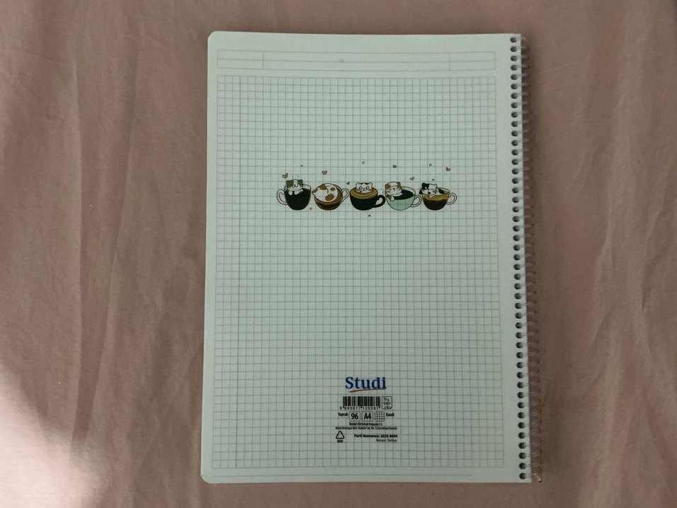 Studi marka 3 ADET DEFTER 
2 kareli 1 çizgili - Görsel 2