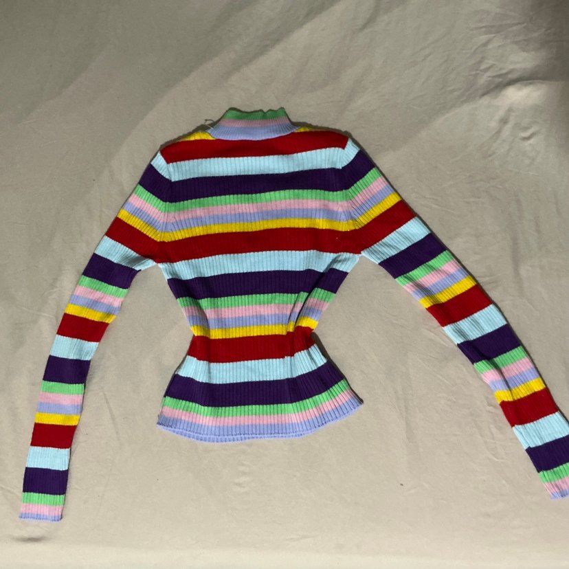 Trendyol marka renkli kazak m beden - Görsel 2