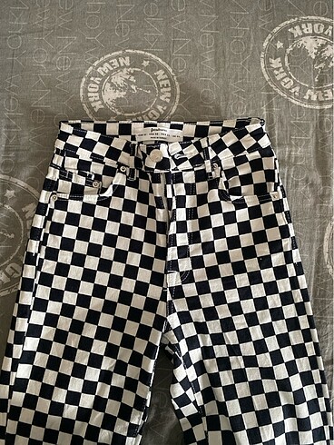 Stradivarius Kareli Pantolon