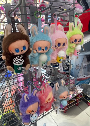 Barbie Renkli Peluş Anahtarlık Oyuncaklar