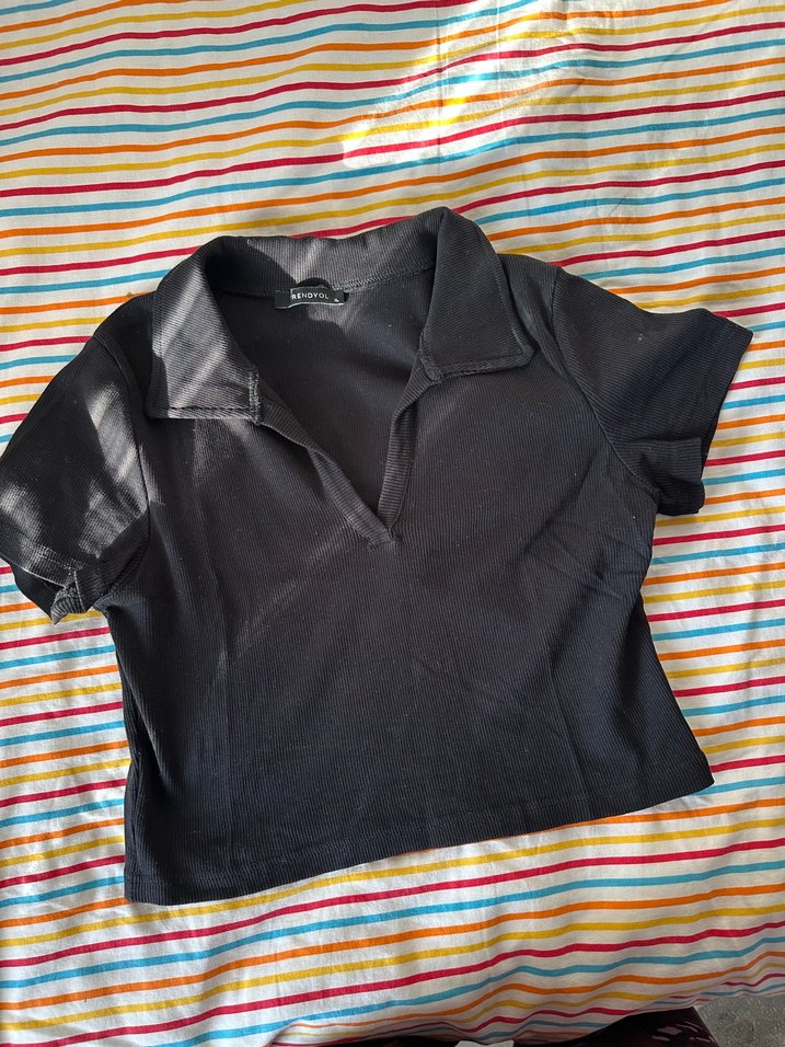 Milla Polo Yaka Bluz - Görsel 2