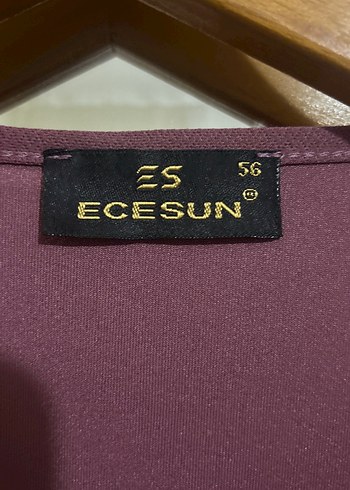 diğer Beden mor Renk Uzun Kollu Kadın Ferace