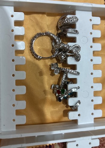 7 çift silver küpe