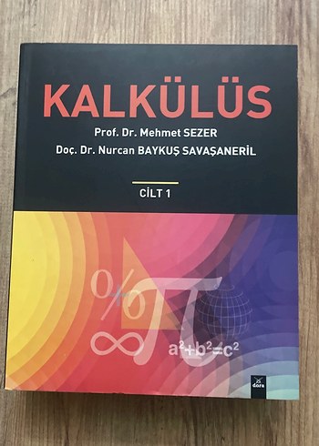 Kalkülüs Cilt 1 - Prof. Dr. Mehmet Sezer