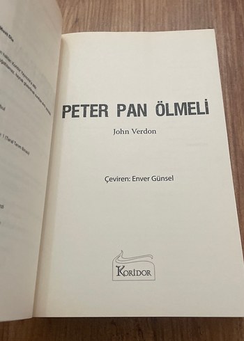 Beden Peter Pan Ölmelı Sus - John Verdon
