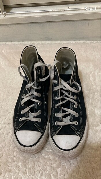 Converse platform siyah converse