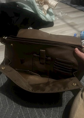 Kahverengi Fermuarlı Erkek Bel Çantası - Görsel 4