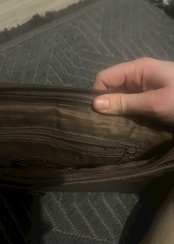 Kahverengi Fermuarlı Erkek Bel Çantası - Görsel 7