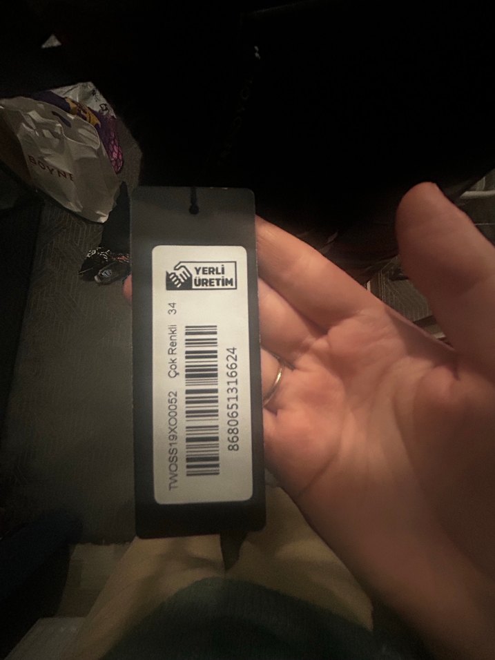 Çok Renkli Desenli Mini elbise - Görsel 2