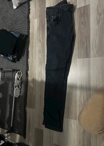 Gri Regular Fit Erkek Kot Pantolon - Görsel 2