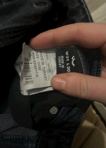 Gri Regular Fit Erkek Kot Pantolon - Görsel 3