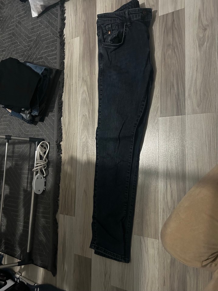 Gri Regular Fit Erkek Kot Pantolon - Görsel 2