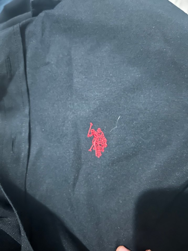 U.S. Polo Assn. Siyah Erkek Gömlek - Görsel 3