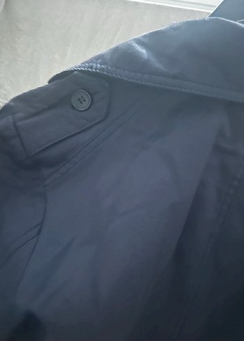 Erkek Siyah Düğmeli Midi Ceket - Görsel 6