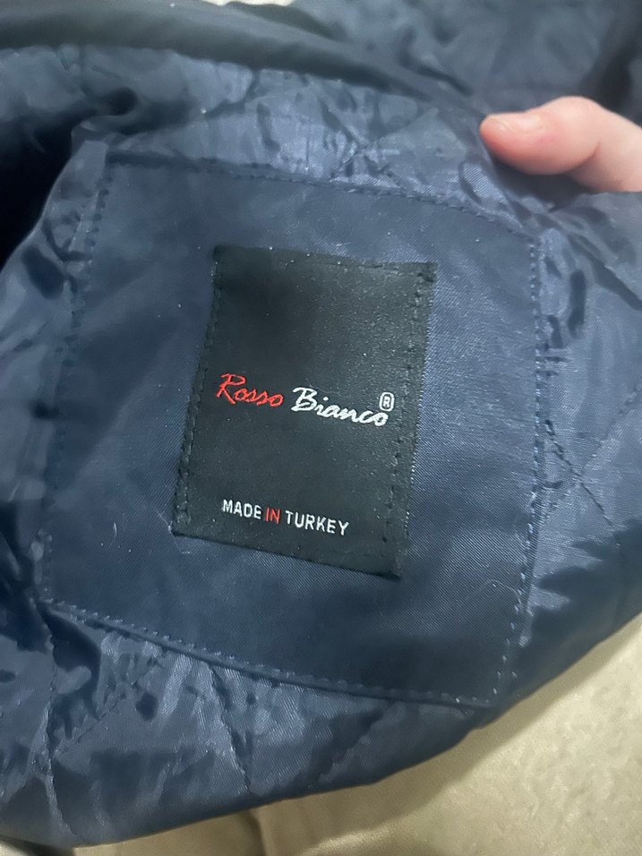 Erkek Siyah Düğmeli Midi Ceket - Görsel 2