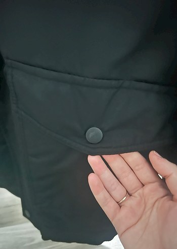 Erkek Siyah Düğmeli Street Style Ceket - Görsel 2