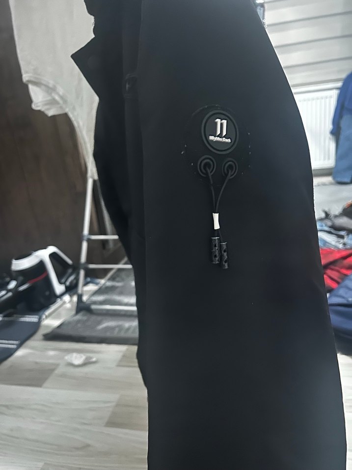 Erkek Siyah Düğmeli Street Style Ceket - Görsel 3