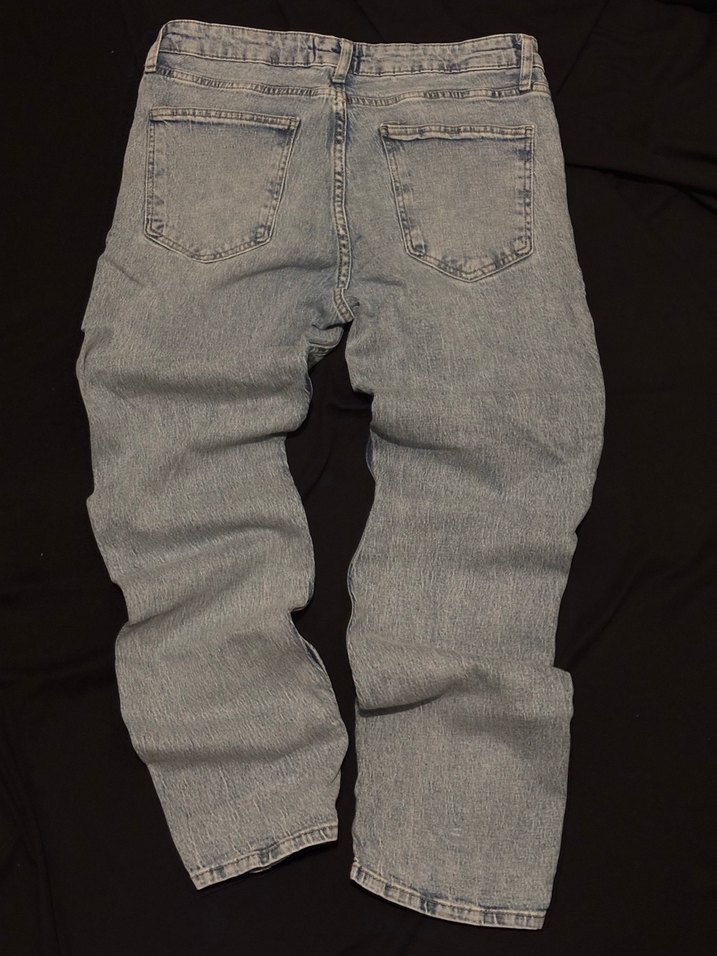 Buz Mavisi Erkek Baggy Jeans - Görsel 3