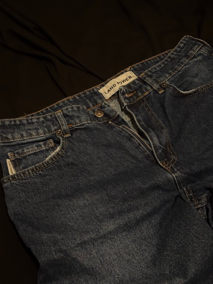 Erkek Lacivert Land Power Baggy Jeans - Görsel 2