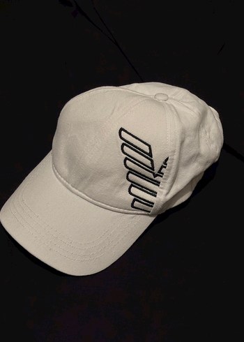 Beyaz - Siyah Erkek Street Wear Şapka - Görsel 3