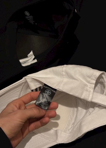 Beyaz - Siyah Erkek Street Wear Şapka - Görsel 4