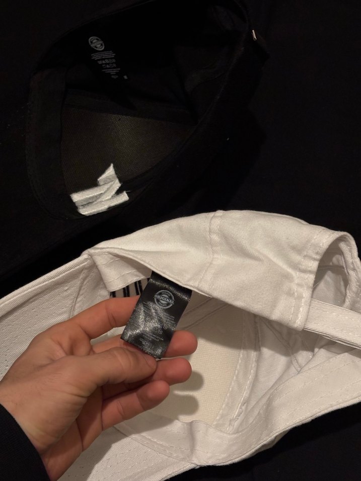 Beyaz - Siyah Erkek Street Wear Şapka - Görsel 4