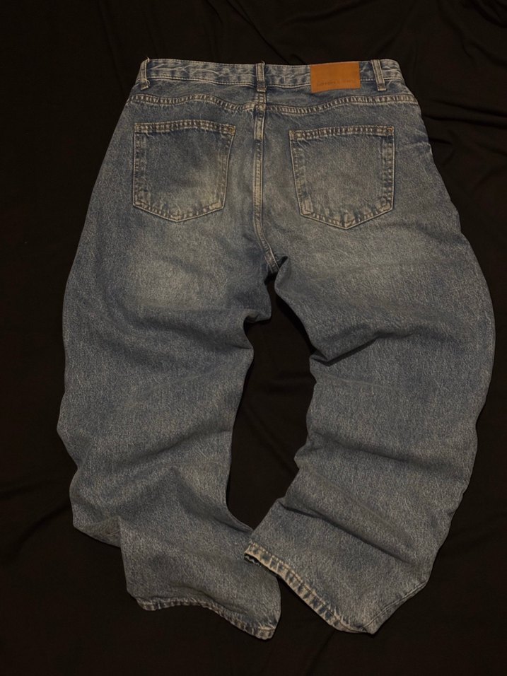 Detaylı Lacivert Erkek Baggy Pantolon - Görsel 3