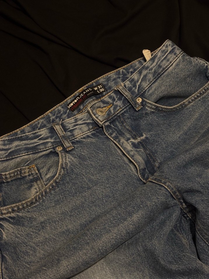 Detaylı Lacivert Erkek Baggy Pantolon - Görsel 2