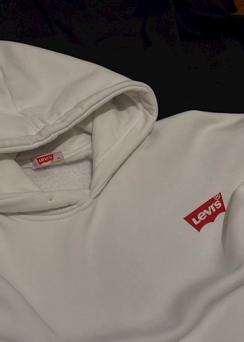 Levi's Beyaz Kapüşonlu Sweatshirt - Görsel 2