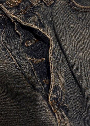 Lacivert Detaylı Erkek Baggy  Pantolon - Görsel 3