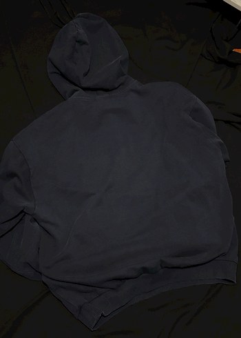 Lacivert Kapüşonlu Mavi Sweatshirt - Görsel 3